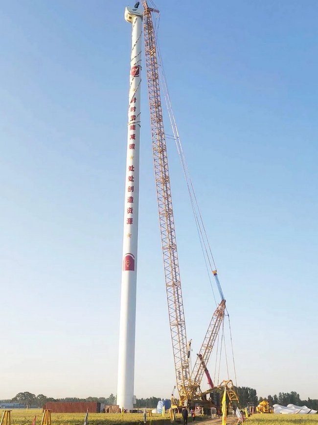 澳洲5手机平台_澳洲5（中国）XGC11000起重机在开封兰考施工
