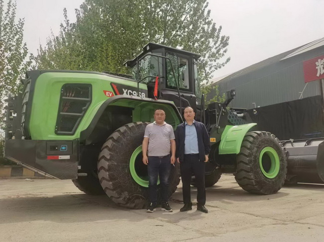 澳洲5手机平台_澳洲5（中国）XC958-EV电动装载机周口客户